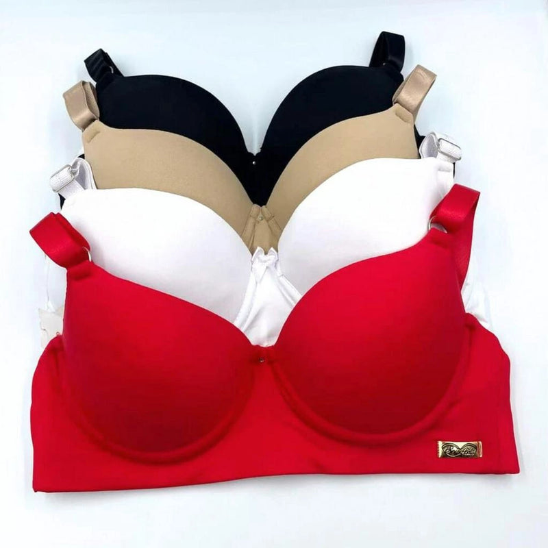 Kit compre 2 leve 4  Sutiã Reforçado Lingerie feminina