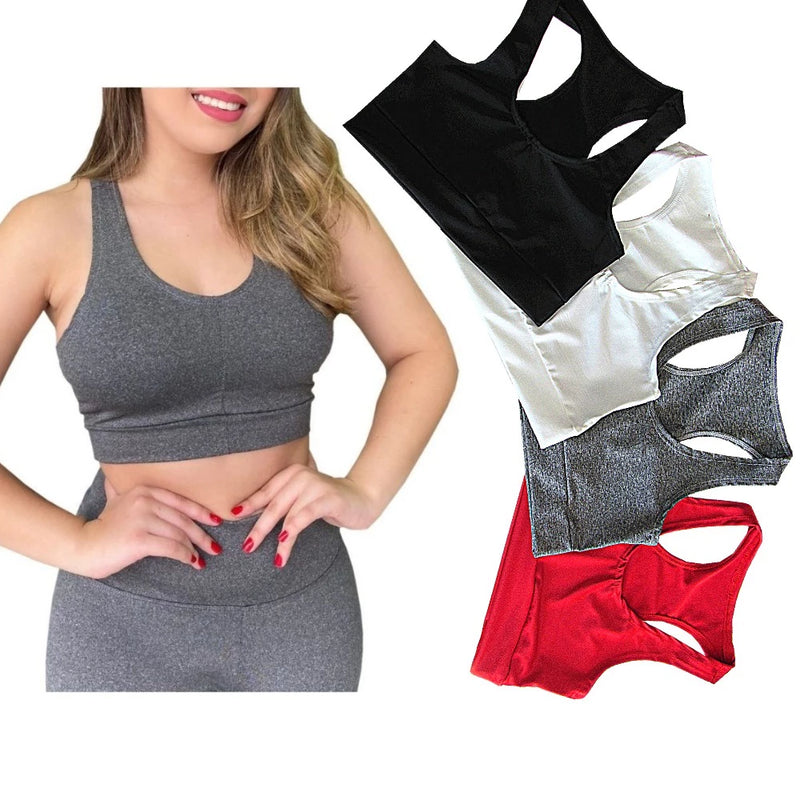 Kit Top felix Feminino Suplex compre 2 leve 3