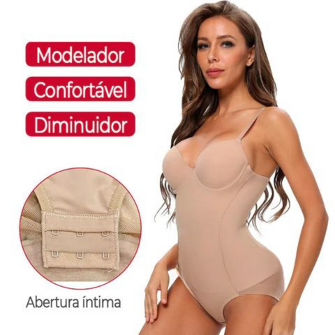 Body modelador com sutiã