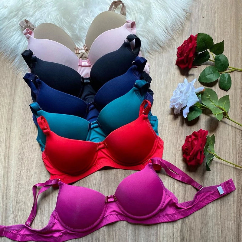 Kit compre 2 leve 4  Sutiã Reforçado Lingerie feminina